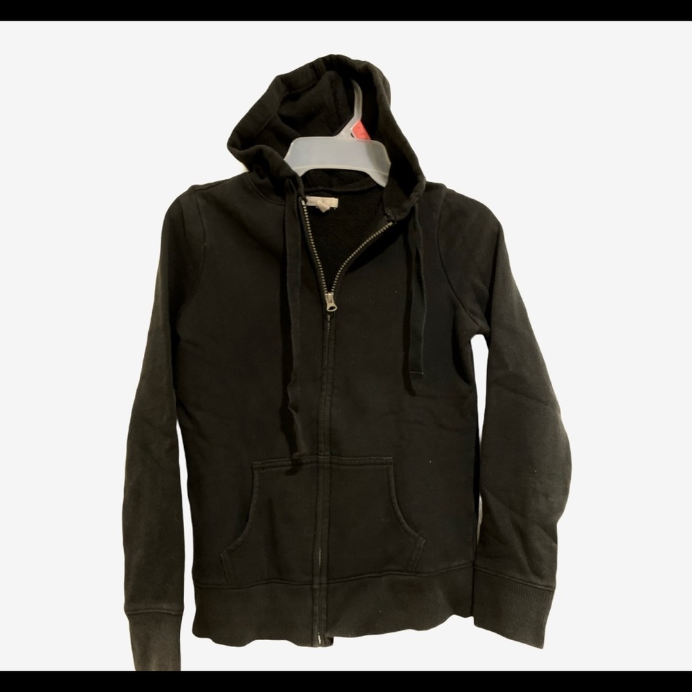 Old Navy Black Hooded Sweater